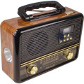 Portable Antique Bluetooth Radio with emergency flashlight YS-608BT