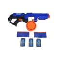 Xhero Soft Bullet Gun Set - Burst Flywheel - 24 foam bullets - 3 targets