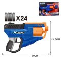 Xhero Soft Bullet Gun Set - Blaster gun - 24 foam bullets