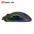 XTRIKE ME GM-222 RGB Gaming mouse  7D Programmable  6400 DPI | Black