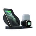 Multifunction Portable 3 in 1 Wireless Charger