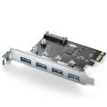 AP Link USB3.0 4PRT 5Gbps PCI-E X1 INT. Card