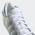 ADIDAS Superstar woman`s shoes (GZ3445) (WHITE/blue) Size 4 -  8