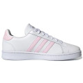 Adidas GRAND COURT SHOES - White and pink- Size 6 to 10