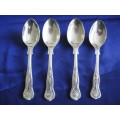 Kings Pattern Spoons Job Lot Fruit, Tea and Coffee Spoons and an Egg Spoon