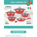 Dessini Cookware Set Non-stick pan soup Pot Set casserole deep frying pan cooking pot set