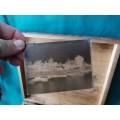 Box of 98 Vintage Glass Slides with various Photographic Images