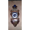 Vintage Dutch Nu Elck Syn Sin Wall Clock