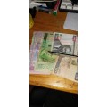 Old bank notes (dirhams, real, Danske pounds other African currencies)