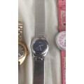 3 x Watches (Swatch irony, flik flak and English blazer)