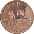 1 oz Apollo 11 50th Anniversary Copper Round BU