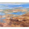A Calm Day by the Sea, oil painting by Mary Papas