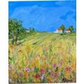 Country Scene,  oil painting by artist Mary Papas