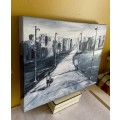 Moving to the City,  oil painting by artist Mary Papas