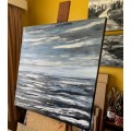 The Expanse  of the Sea, oil painting by Mary Papas