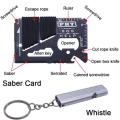 12 in 1 Survival Gear Tool Emergency Tactical Camping Set with Carabiner
