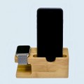 iPhone and Apple Watch Charging Dock/Stand (Bamboo)