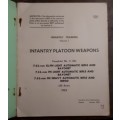 Old South African Infantry Training 1965 Manual Vol 1