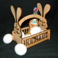 Easter Bunny Basket Personalized with Childs Name