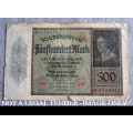 1922 Germany 500 Mark