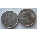 Ten Cents 1965 South Africa (Lot)