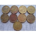 2 Apaxmai Greece 1973 (x9 Coins Lot)