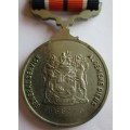 SOUTH AFRICA GENERAL SERVICE MEDAL WITH RIBBON