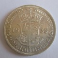 1935 UNION TWO AND HALF SHILLING COIN