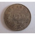 1893 ZAR 3 PENCE COIN