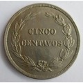 5 CENTAVOS 1918 ECUADOR COIN