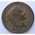 20 CENTAVOS 1956 PERU COIN