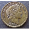 10 CENTAVOS 1960 PERU COIN
