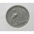 1973 FIVE CENTS SOUTH AFRICA COIN