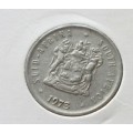 1973 FIVE CENTS SOUTH AFRICA COIN
