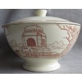 Taureen Voortrekker Eeufees Commemorative Bowl with Lid 1838 to 1938