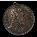 COLONY OF NATAL 1902 CORONATION OF KING EDWARD 7th *SILVER MEDAL* - RAKM/12