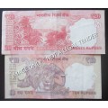 10 and 20 RUPEES INDIA BANKNOTES x7 - RAK240