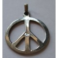 Peace Silver Pendant