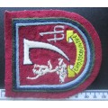 Cross Country 7th Place Woven Badge