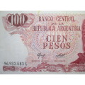 Hundred Pesos Republic of Argentina