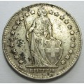 1948 Helvetia Switzerland Half Franc