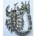 Scorpion Marcasite Brooch Bohemian Jewelers BJL