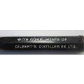 Gilbert`s Distilleries Ltd Display Pen