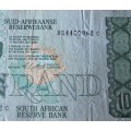 Ten Rand Republic of South Africa Serial Nr AS4400962 C