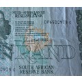 Ten Rand Republic of South Africa Serial Nr DP6500978 C