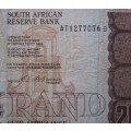 Twenty Rand Republic of South Africa Serial Nr AT1277076 D