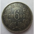 1987 ZAR 6 Pence