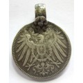 1913 Germany 1 Mark Pendant