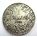 1895 One Shilling ZAR