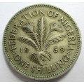1959 Nigeria 1 Shilling